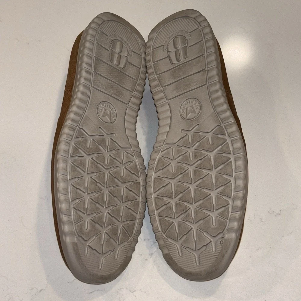 MEPHISTO TIAGO SPORTBUCK CASUAL BROWN SHOES SLIP-ON LOAFERS MEN'S 10.5 EUC $289